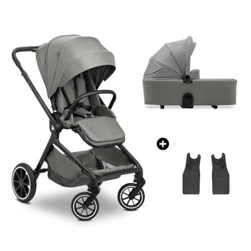 Hauck Kombi-Kinderwagen Move N Care Set - Dark Grey inkl. Gratis Mobilitätsgarantie