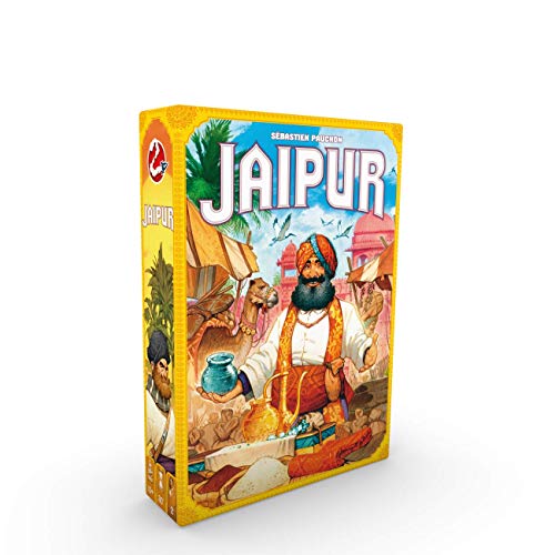 Asmodee SCJAI01IT Maharaja, Jaipur 8852 Brettspiel, italienische Ausgabe, Mehrfarbig