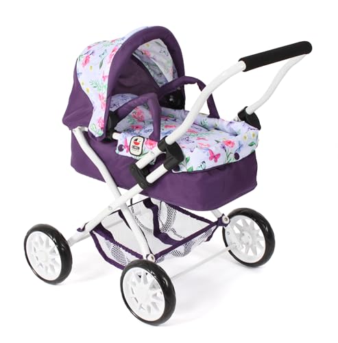 Puppenwagen Für Babypuppen - Rollenspiel Spielzeug 42cm Pink