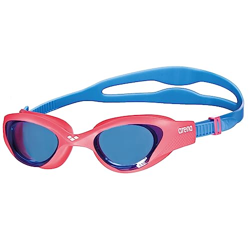 arena The One Junior Anti-Fog Schwimmbrille für Kinder, Schwimmbrille mit Breiten Gläsern, UV-Schutz, Selbstjustierender Nasensteg, Orbit-Proof Dichtungen