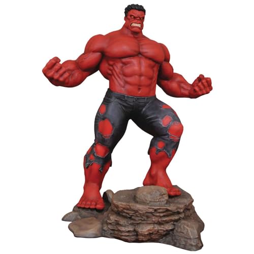 Diamond Select Toys Marvel Gallery Red Hulk PVC Figure, Sammelfigur