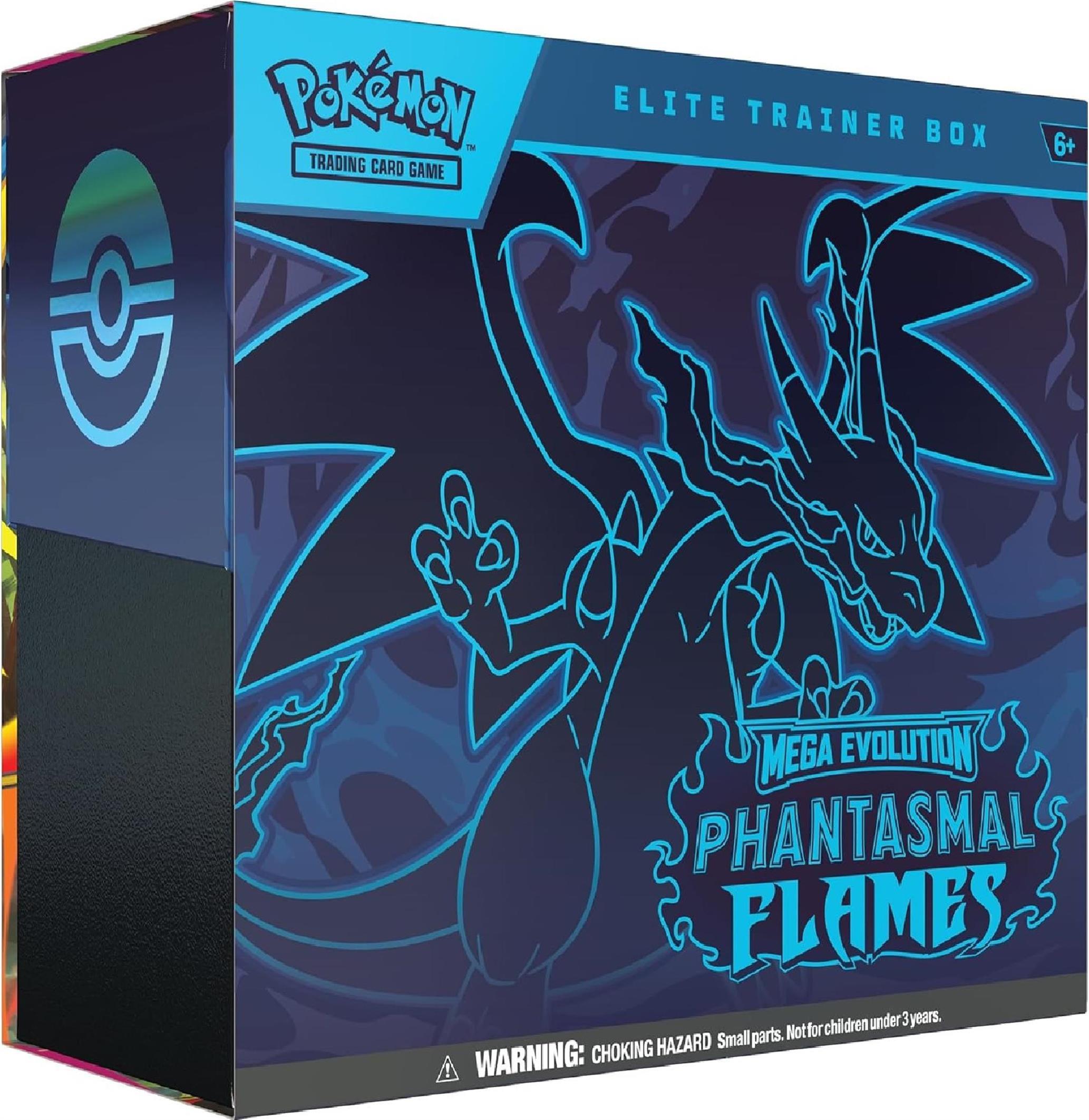 Nintendo Pokémon Phantasmal Flames Elite Trainer Box, Sammelkarten-Set mit 9 Boostern, exklusiver Promokarte und 65 Kartenhüllen