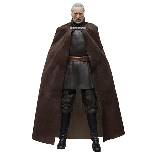 Star Wars The Black Series Count Dooku, 20-jähriges Jubiläum Action-Figur (15 cm) mit Lichtschwert und beweglichen Gelenken