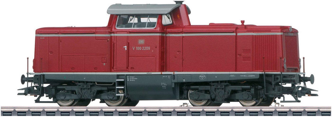 Märklin Diesellokomotive V 100.20 - 37176, Purpurrote Ausführung, Spur H0, Digital-Decoder mfx+, Soundfunktionen, LED Beleuchtung