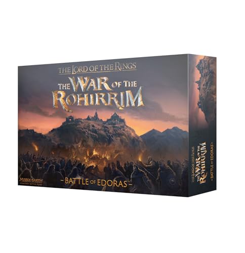 Games Workshop Mittelerde Strategie Battle Game - Der Herr der Ringe - Krieg der Rohirrim: Schlacht von Edoras (Boxed Set) mit 56 Miniaturen und Regelhandbuch, inkl. Gute und Böse Armeen