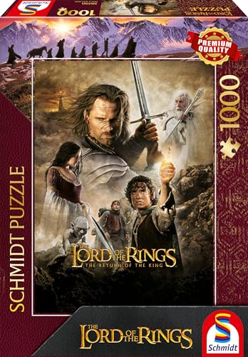 Schmidt Spiele 58550 Herr der Ringe, The Return of The Ring, 1000 Teile Puzzle