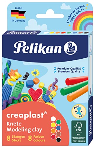 Pelikan 606035 Creaplast Knete, Mehrfarbig