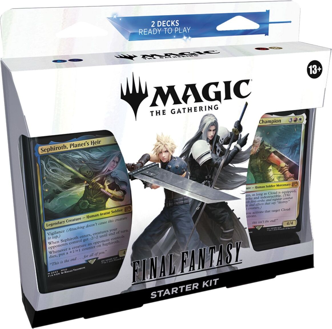 Wizards of the Coast MTG - Final Fantasy Starter Kit (EN), Sammelkarten-Set mit 2 spielfertigen Decks und 60 Karten je Deck, inklusive 2 Foilkarten und 2 Arena Code-Karten