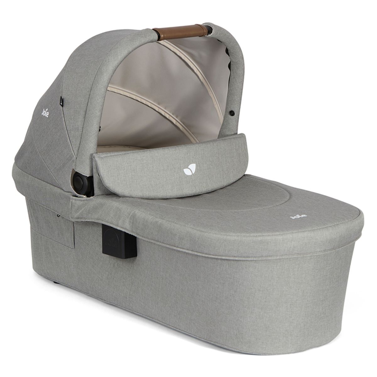 joie Babywanne Ramble XL, Babywanne für Versatrax & Versatrax E, ab Geburt bis 9 Monate, inkl. Regenschutz und UV-Schutz, Pebble