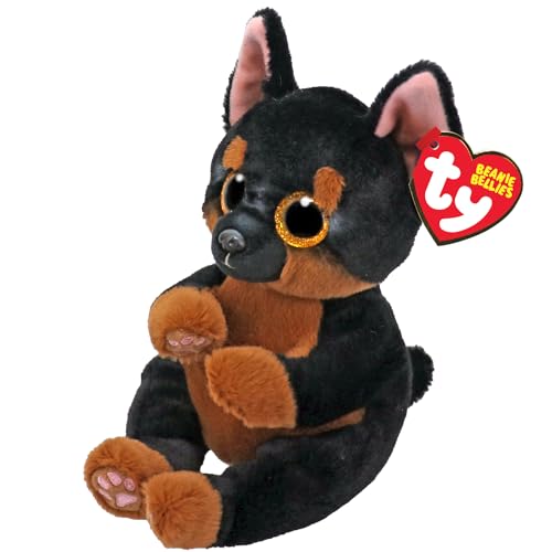 TY Fritz Dog Beanie Bellies Regular - Squishy Beanie Baby Soft Plush Toy - Collectible Cuddly Stuffed Teddy, Medium (24cm)