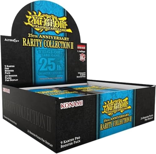 Yu-Gi-Oh! TRADING CARD GAME 25th Anniversary Rarity Collection II – 1. Auflage – Deutsche Ausgabe, Mehrfarbig, mit doppelt so vielen "Luxus-Rares" pro Packung