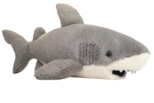 Hermann Teddy Teddy Hermann Herzekind 93959 Hai Henri 45 cm, Kuscheltier, Plüschtier - Weiches Premium-Plüsch, Geprüfte Sicherheit, Kindgerechtes Design