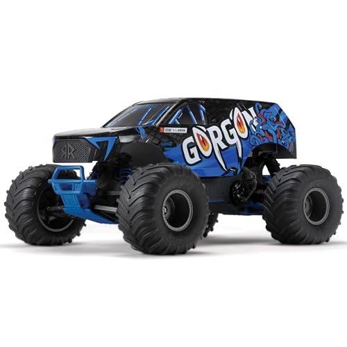 Arrma RC-Buggy Arrma Gorgon 4x2 Mega 550 Monstertruck RTR 1:10 Blau, Ready-to-Run, Brushless-Ready Antriebsstrang, LiPo-kompatible Spektrum-Elektronik