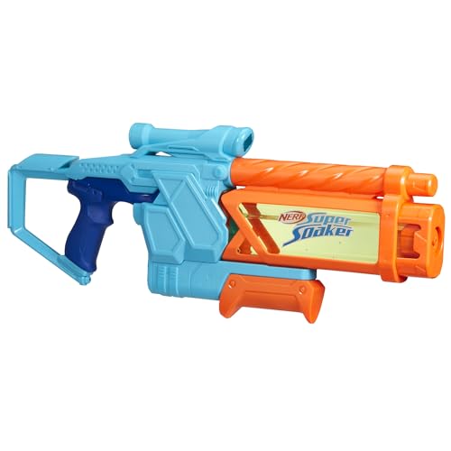 Super Soaker Nerf Super Soaker Mega Dunk-Fill Wasserblaster, 1005 ml Tankkapazität mit Pump-Action und Zielfernrohr