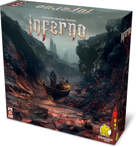 Strohmann Games Inferno Expertenspiel Brettspiel, 1-4 Spieler, ab 14+ Jahren, 120 Minuten, Deutsch