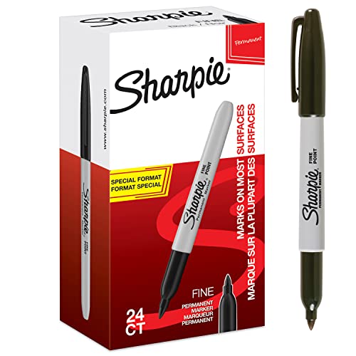 Sharpie Permanent Marker - Marker Stifte mit feiner Spitze - schwarz - 24 Stück Market Set - Preisvergleich