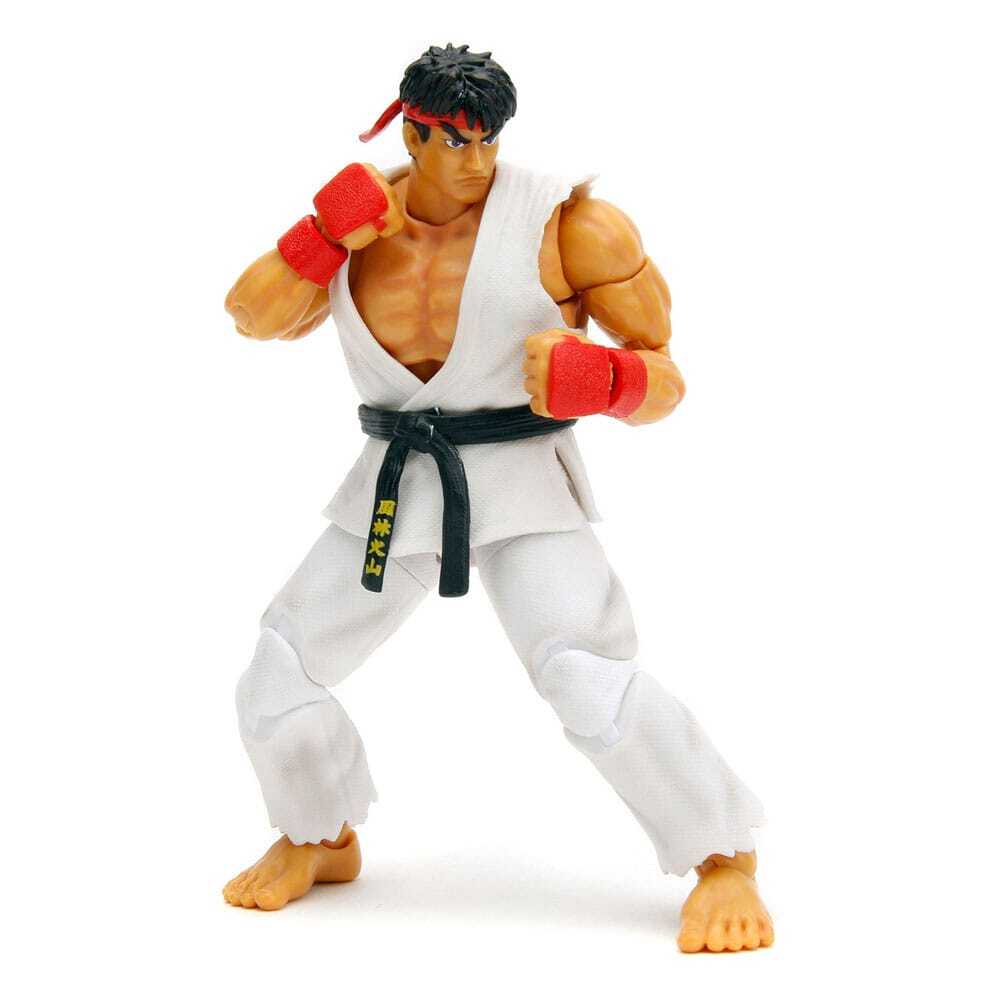 Jada Ultra Street Fighter II: The Final Challengers Actionfigur 1/12 Ryu, 15 cm, beweglich mit Zubehör und alternate Kopf/ Hände