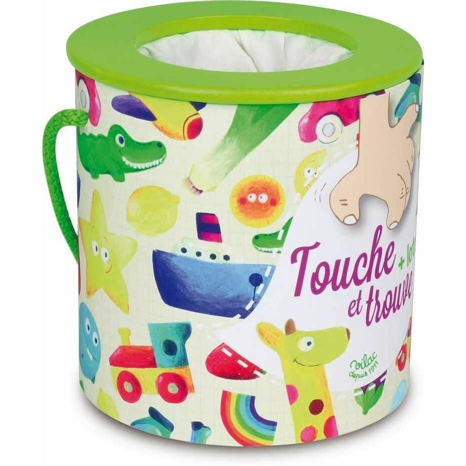 Vilac Berühren und finden, Brettspiel für taktiles Entdecken und Lernen