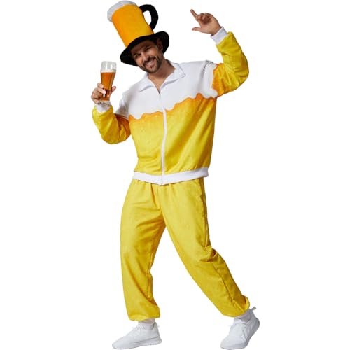 dressforfun Bier Kostüm, XL - Lustiges Herren kostüm, Karneval, Fasching, Partnerkostüme