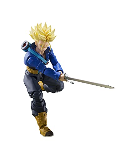 TAMASHII NATIONS Dragon Ball Z - Super Sayan Trunks - Figurine S.H. Figuarts 14cm, Sammelfigur
