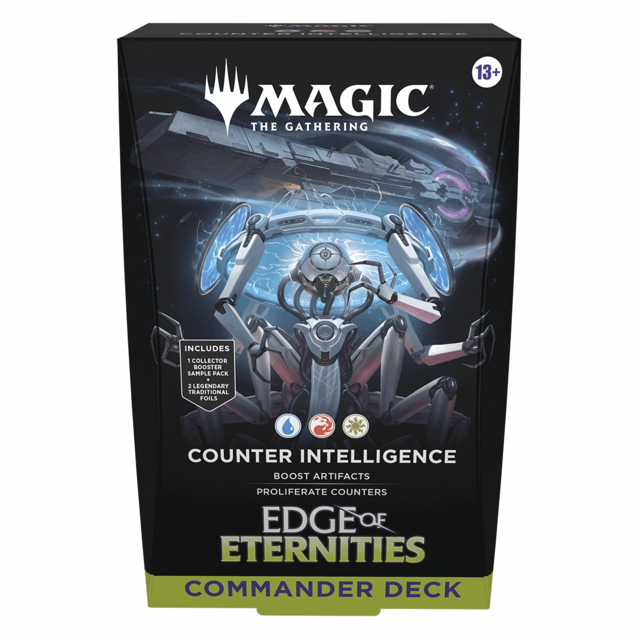 Wizards of the Coast Magic: The Gathering Commander: Edge of Eternities - Counter Intelligence Co, Sammelkarten Box Set, Englisch