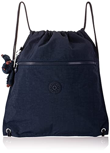 Kipling SUPERTABOO, Beutel mit Kordelzug, Multifunktional, Wasserabweisend, 45 cm, 15 L, 0.24 kg, True Blue Tonal