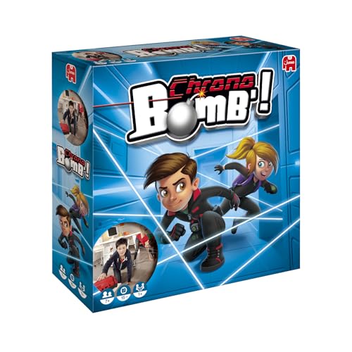 Jumbo Chrono Bomb 2024, Kinderfreundliches Brettspiel für aktives und kreatives Spiel