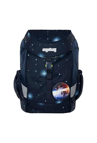 Ergobag Mini, Mehrfarbige Kindergartentasche mit ergonomischer Rückenpolsterung und Fläschchenfach