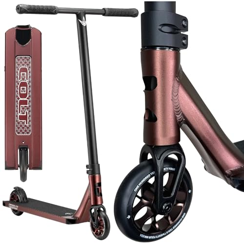 F26 Blunt Colt S6 H=84cm Complete Stunt-Scooter Park/Street Kinder Jugendlich Erwachsene Trick Tret Roller Leicht (110mm Bronze)