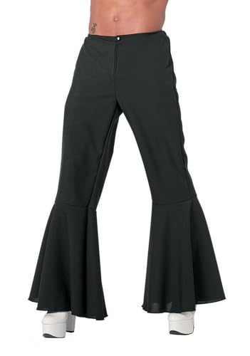 Wilbers Hippie Hose, schwarz, Größe 54 - Kostüm und Zubehör