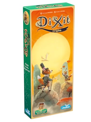 Libellud Dixit Expansion 4: Origins, Brettspiel mit 84 neuen Karten, für 3 bis 8 Spieler, ab 8 Jahren, 30 Minuten Spieldauer