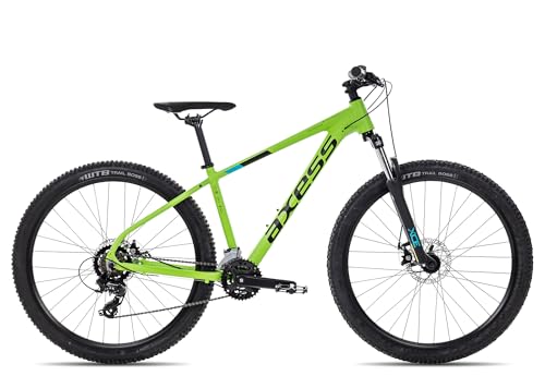 Axess Mountainbike Axess SANDEE, 27,5 Zoll Hardtail in grün, 14 Gang Shimano RD-TX800-7 Schaltwerk