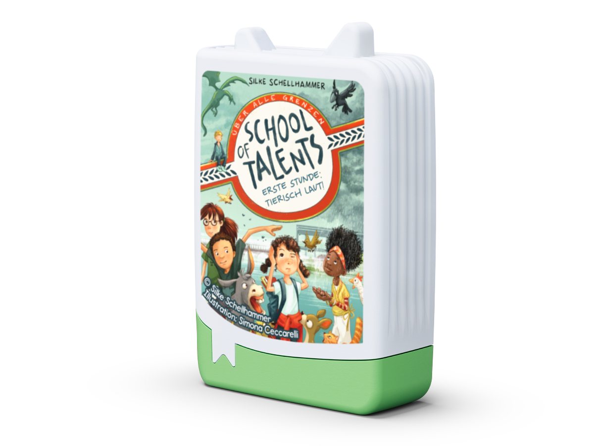 tonies Hörspielfigur Book Tonie School of Talents - Erste Stunde: Tierisch laut! mit Hörbuch von Marian Funk, Neuheit zum 8. Mai 2025