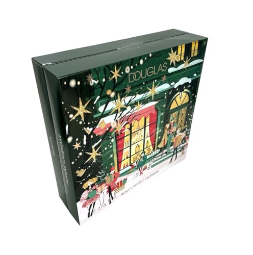 Douglas Beauty Adventskalender 2025 – 24-tlg. mit Make-up, Hautpflege & Accessoires, festliches Design
