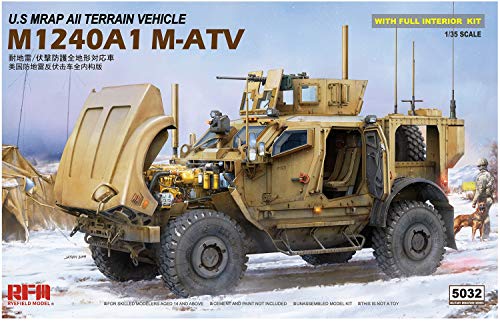 Maquette RYE FIELD MODEL M1024a1 M-ATV MRAP 1:48 – Véhicule Blindé Tout-terrain à Monter Soi-même