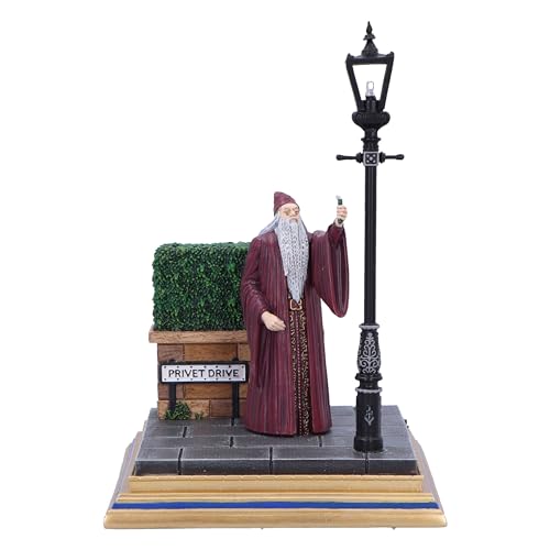 Nemesis Now Harry Potter Figurine Lumineuse Privet Drive, handbemalte Sammlerfigur mit Leuchtfunktion, 18,5 cm, aus hochwertigem Harz