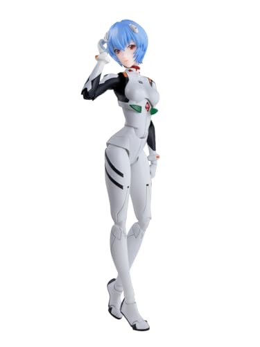 Bandai S.H.Figuarts Actionfigur Neon Genesis Evangelion, Rei Ayanami, 14 cm, detailreich mit Zubehör