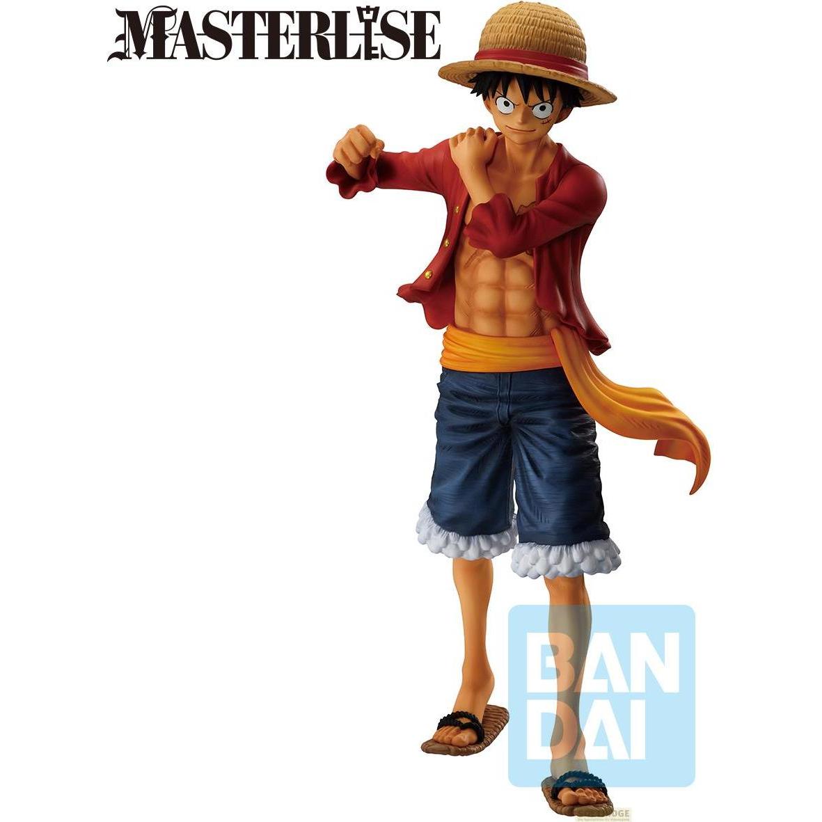 Banpresto One Piece - Monkey D. Ruffy Masterlise, limitierte PVC-Statikfigur in hochwertiger Verarbeitung