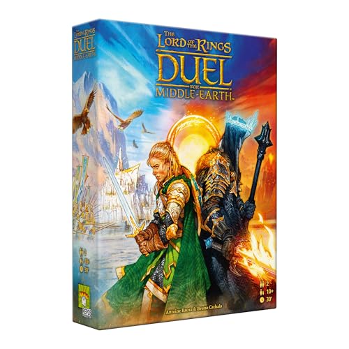 Asmodee Repos Production Der Herr der Ringe: Duell für Mittelerde, Brettspiel für 2 Spieler, ab 10 Jahren, 30 Minuten Spieldauer, strategisches Duell