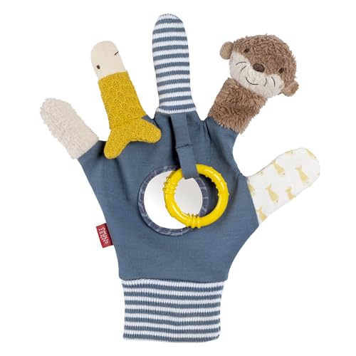 Fehn Spielhandschuh - Otter, Geschichtenerzähler und Kuschelpartner, bunt