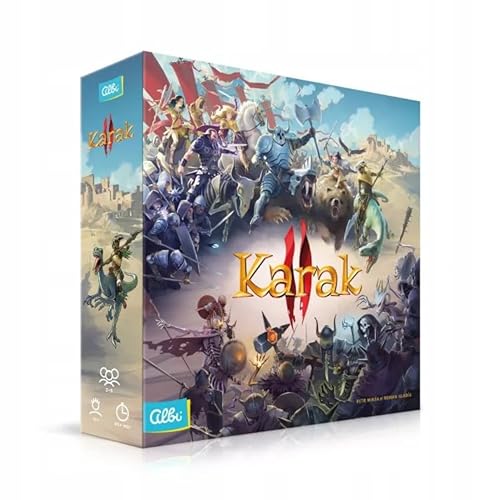 albi Karak 2 Brettspiel für Familie und Partys, hohe Spielqualität