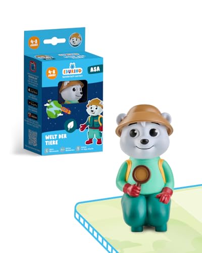 Bersinger Max Edurino Figur Asa 2, Lernspielzeug zur Erkundung von Tierwelten und Verhaltensweisen, Deutsch
