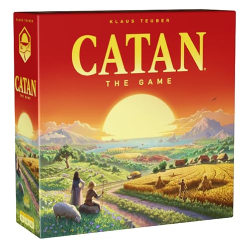 CATAN Catan 6. Ausgabe, Brettspiel für 3-4 Spieler, ab 10 Jahren, 60-90 Minuten Spieldauer, strategisches Ressourcenmanagement