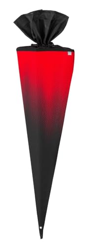 McNeill Schultüte, Einschulungsschultüte in Gradient Cranberry, mit Rucksackfunktion und Innenfutter