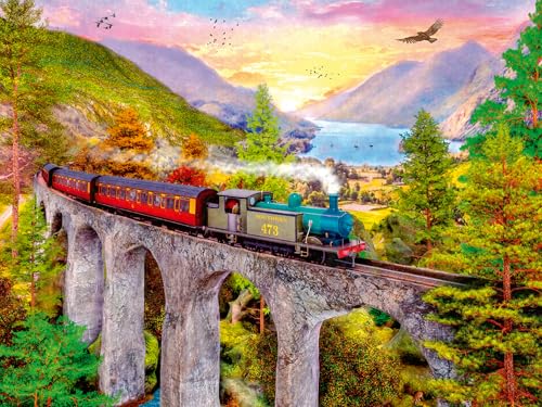 Ravensburger Puzzle 12000795 - Zugfahrt im Herbst - 1500 Teile Puzzle für Erwachsene und Kinder ab 14 Jahren