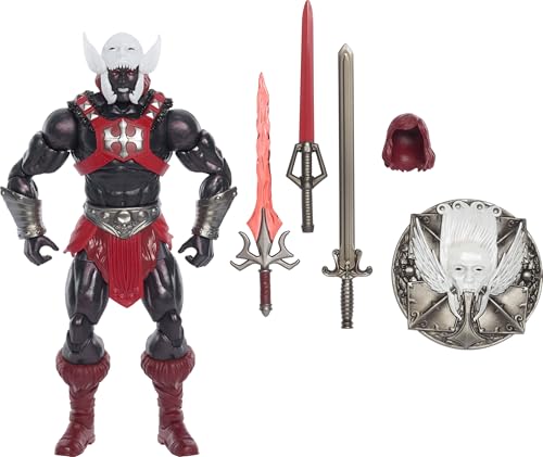 Mattel Masters of the Universe: New Eternia Masterverse Actionfigur Anti-Eternia He-Man, 18 cm, mehrfarbig, Sammlerstück für Kinder und Erwachsene