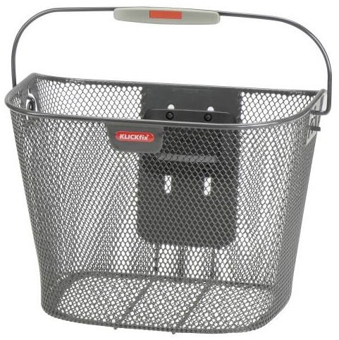 KLICKfix Lenkerkorb anthrazit ohne Adapter H 26 x L 25 x B 35cm