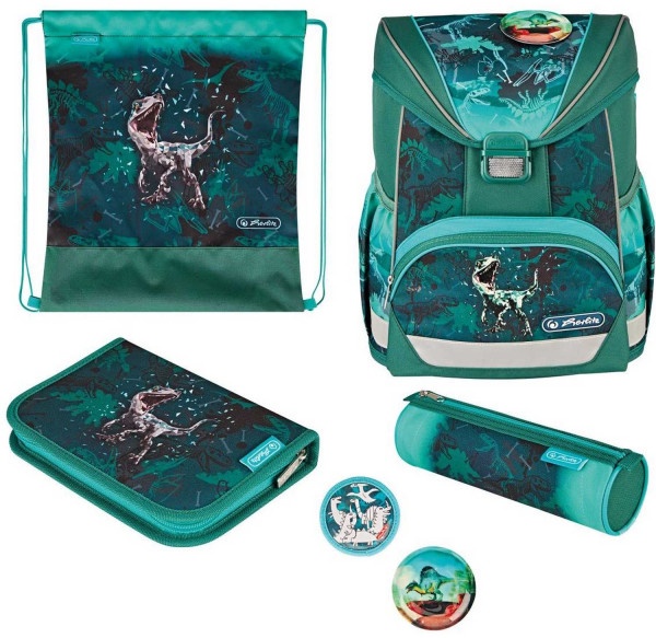 Herlitz Schulranzenset UltraLight Plus Green Rex