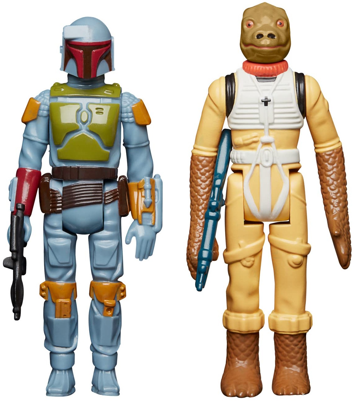 Star Wars Retro-Kollektion Kopfgeldjäger Doppelpack Boba Fett, Bossk, 9,5 cm, zu Star Wars: Das Imperium schlägt zurück