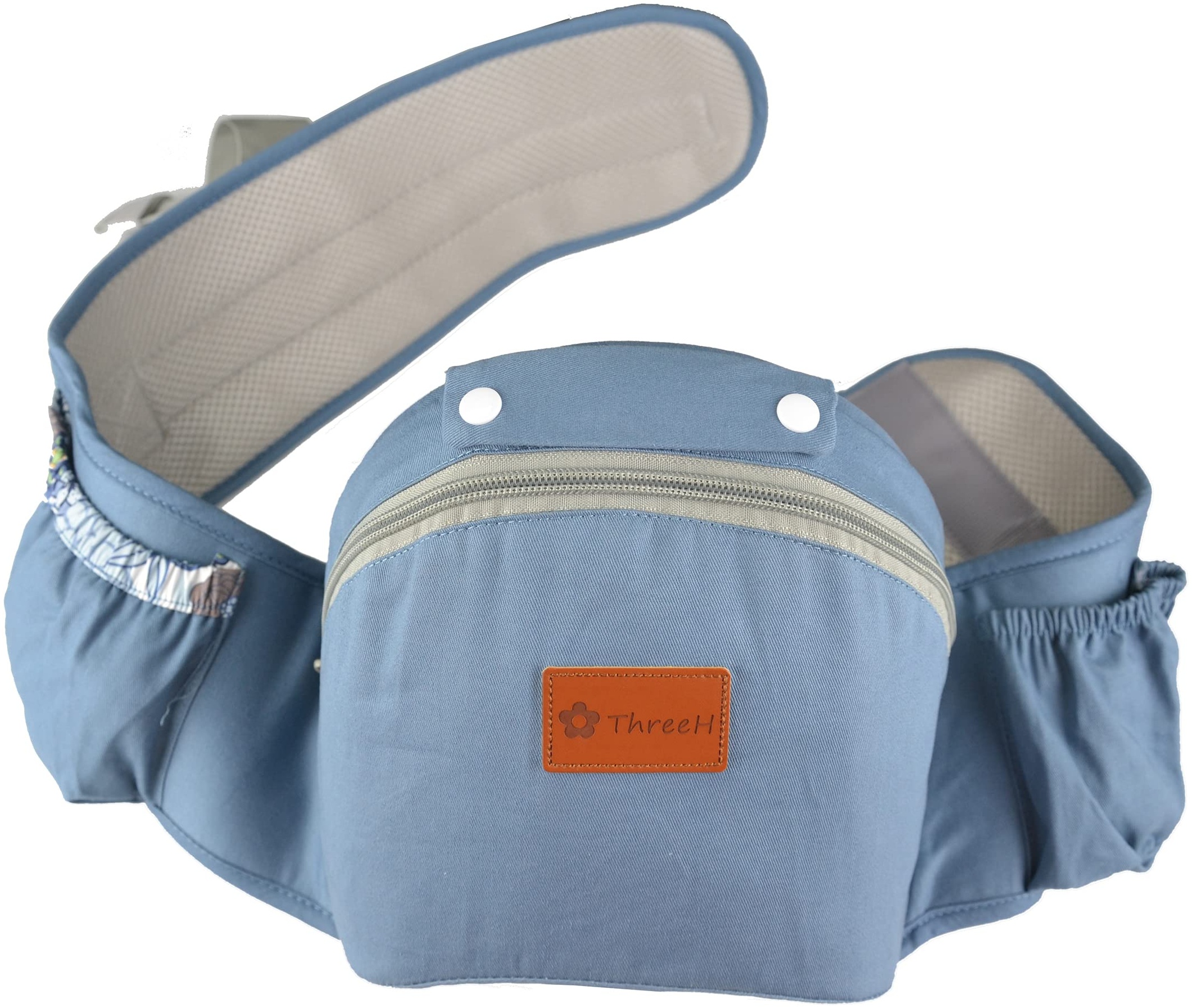 ThreeH Hüftsitzträger Baby Komfortable Taillentrage mit großer Kapazität BC27 (Blue)